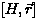 $[H,\vec{r}]$